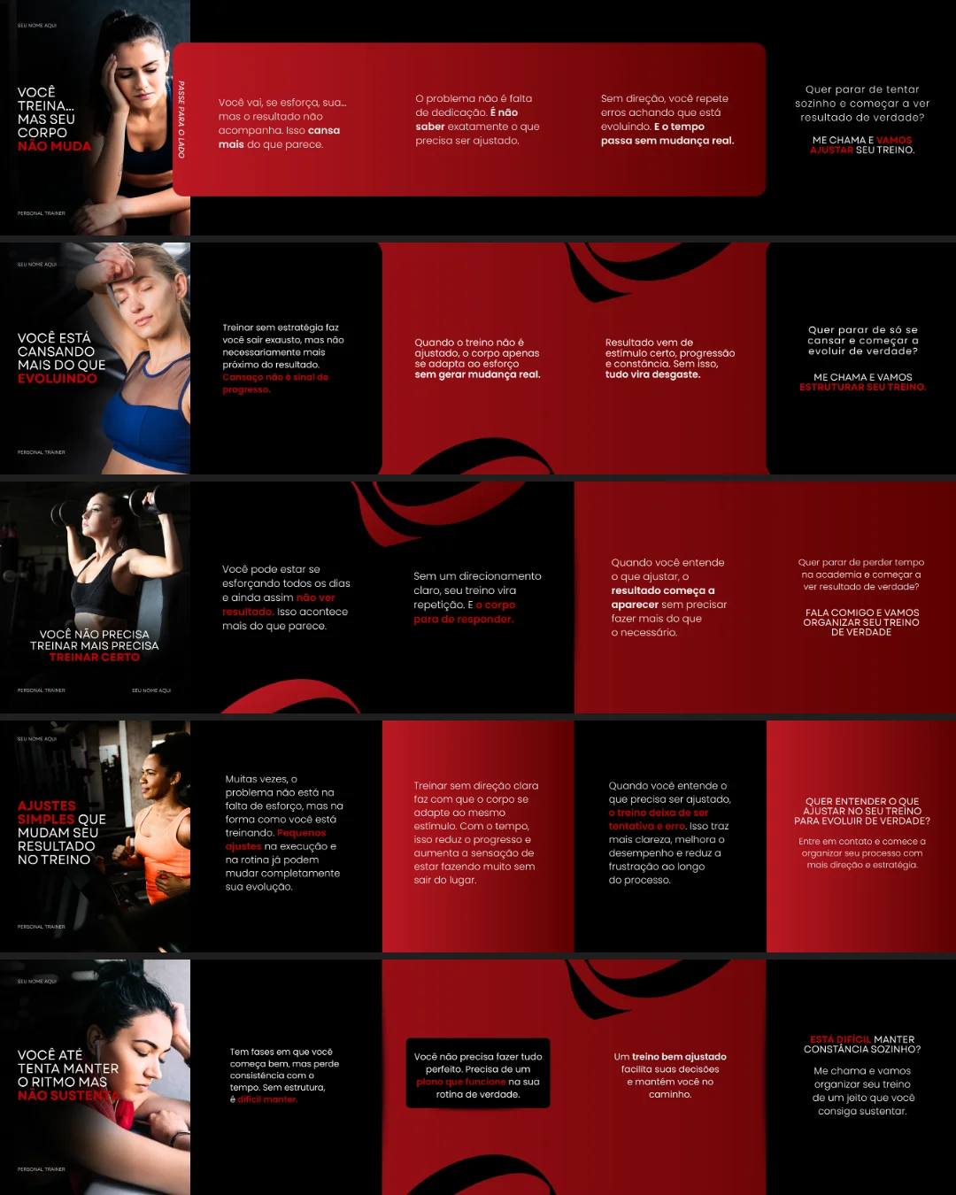 Templates de carrossel