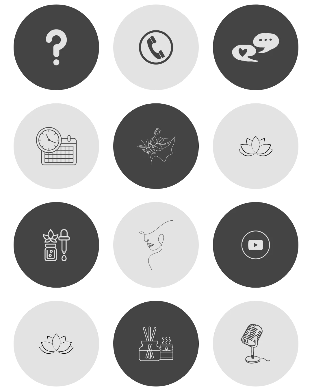 Capas para destaques
