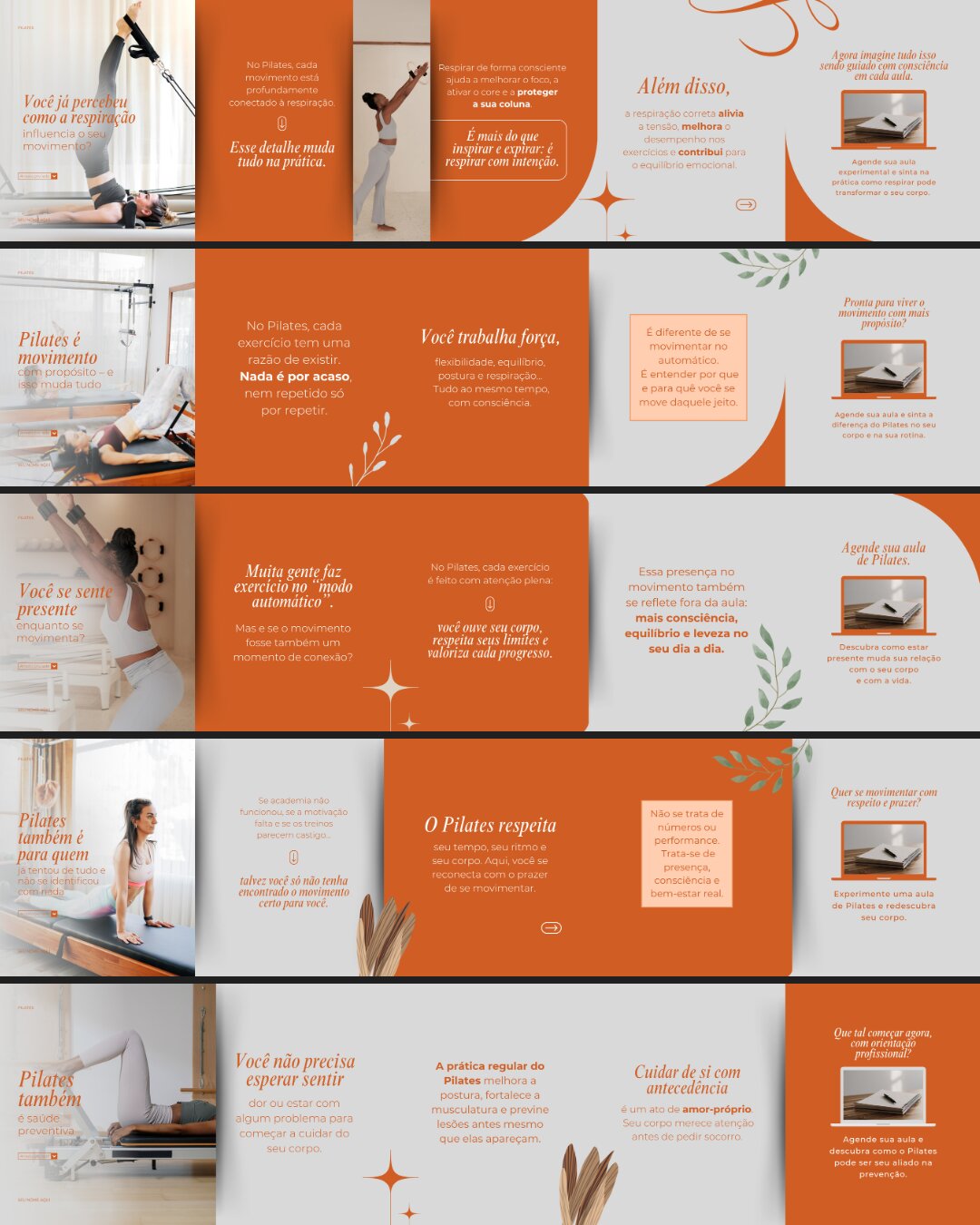 Templates de carrossel