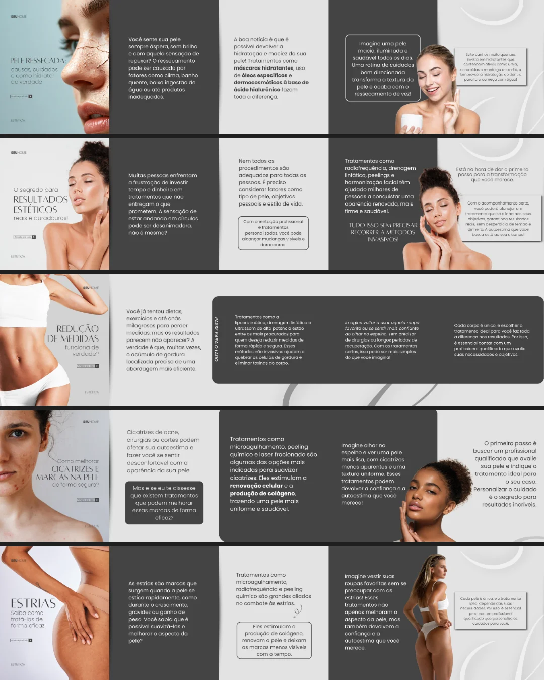 Templates de carrossel